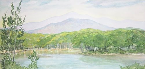 link: same view / different watercolor