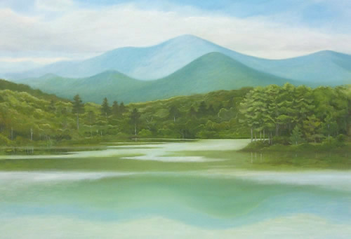 link: detail of oil painting